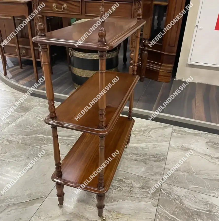 Этажерка с 3 полками на колесиках  