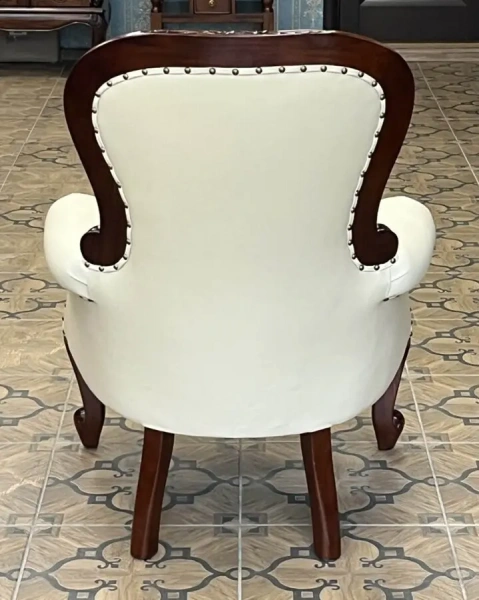 Кресло Grandfather MSU.723 Ivory BAC011 купить в интернет магазине Мебель из массива. Звоните +7 495 961-63-63 Мебель Индонезии