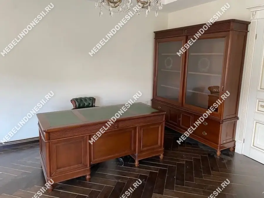 Стол письменный с ящиками "Мария Сильва" Слоновая кость MS915  купить в интернет магазине Мебель из массива. Звоните +7 495 961-63-63 Письменные столы из массива дерева