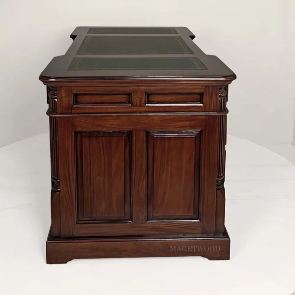 Письменный стол из массива дерева 160 MSMU.903 BROWN W010-D BROWN купить в интернет магазине Мебель из массива. Звоните +7 495 961-63-63 Мебель Индонезии