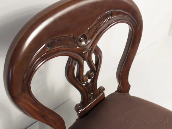Резной стул MSM.110 CH34 DARK BROWN купить в интернет магазине Мебель из массива. Звоните +7 495 961-63-63 Мебель Индонезии