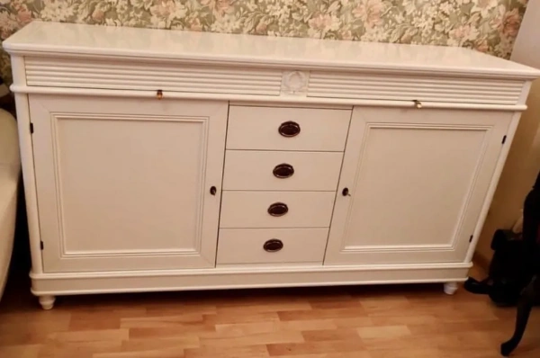 Буфет "Мария Сильва" Слоновая кость MS909  купить в интернет магазине Мебель из массива. Звоните +7 495 961-63-63 Столовые