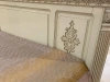 Кровать 140 "Венеция Люкс" Слоновая кость 363  купить в интернет магазине Мебель из массива. Звоните +7 495 961-63-63 Кровати из массива дерева